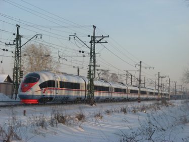 "Сапсан" подъезжает к Твери